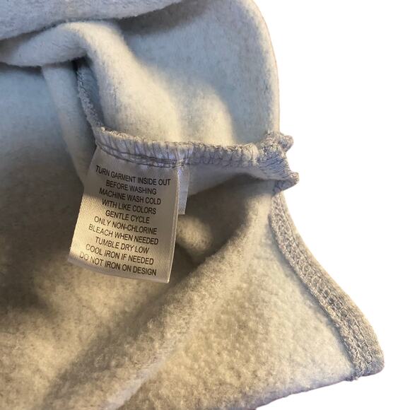 Disney Mickey Mouse embroidered light gray sweatshirt SIZE L - Picture 4 of 5